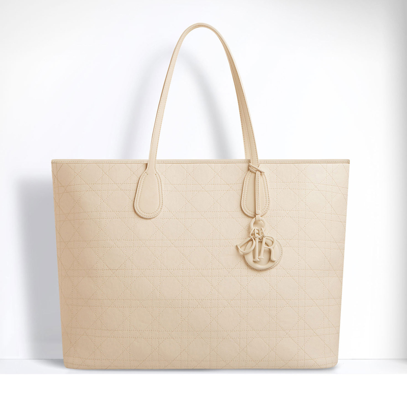 Dior Panarea shopping bag in off-white canvas