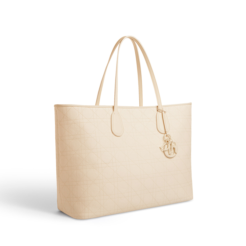 Dior Panarea shopping bag in off-white canvas