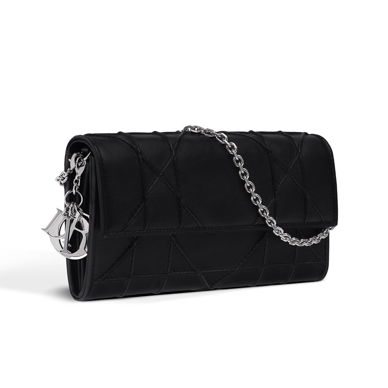 Dior Rendez-Vous wallet in black lambskin