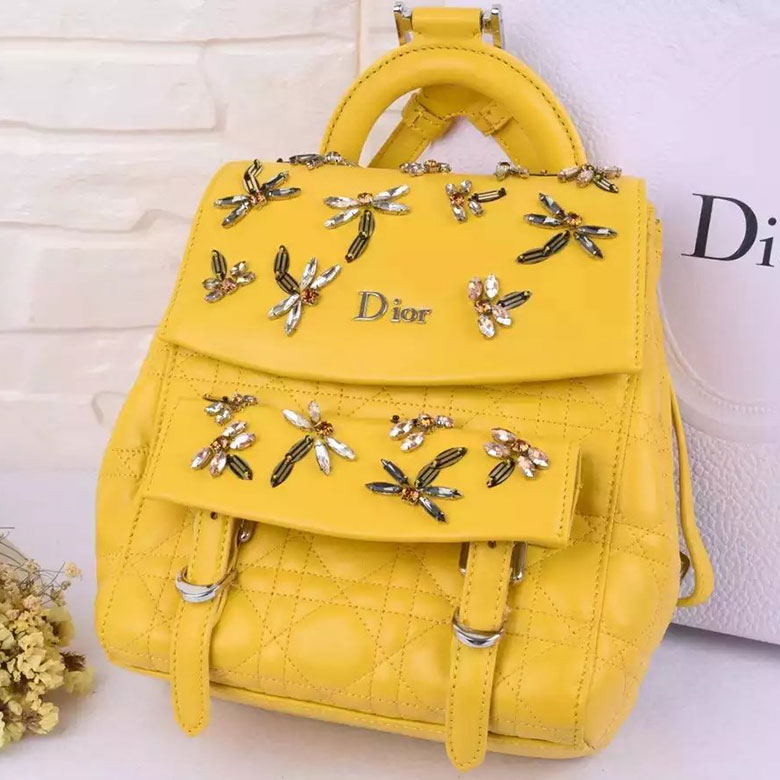 Dior SMALL STARDUST BACKPACK IN LAMBSKIN