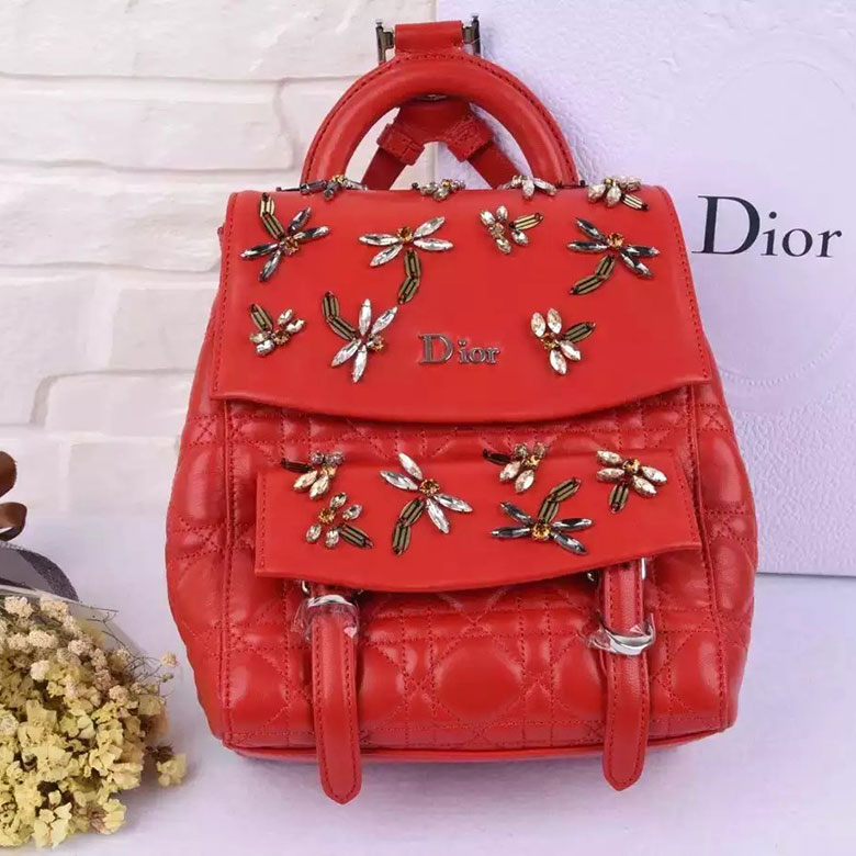 Dior SMALL STARDUST BACKPACK IN LAMBSKIN