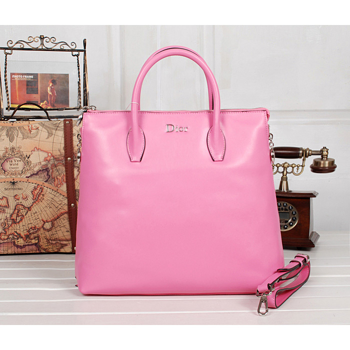 Dior Tote Bag Original Leather D0908 Pink