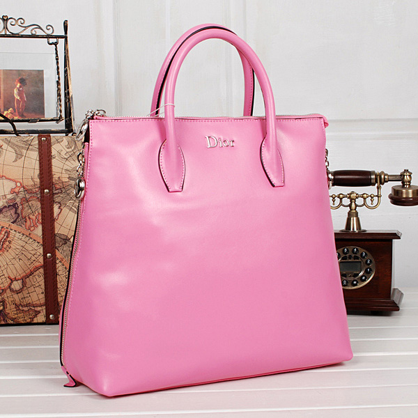 Dior Tote Bag Original Leather D0908 Pink