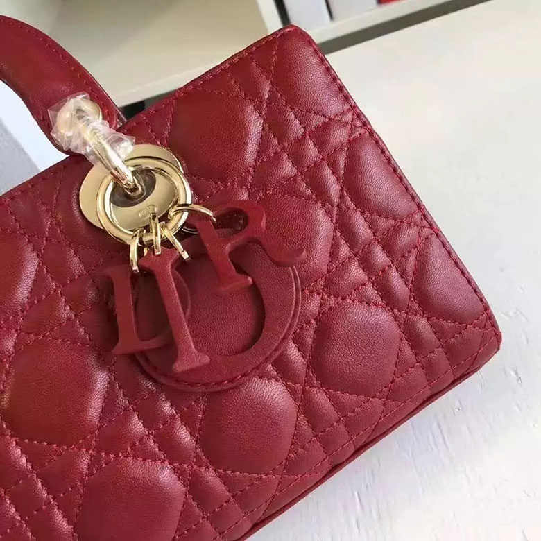 Dior WINTER 2016 FASHION SHOW RUNWAY BAG IN CANNAGE LAMBSKIN