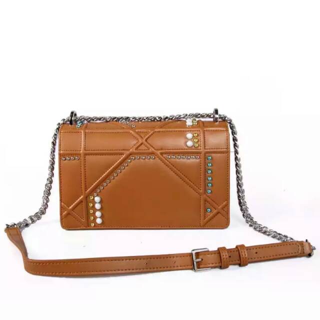 Diorama flap bag in Camel Original Leather