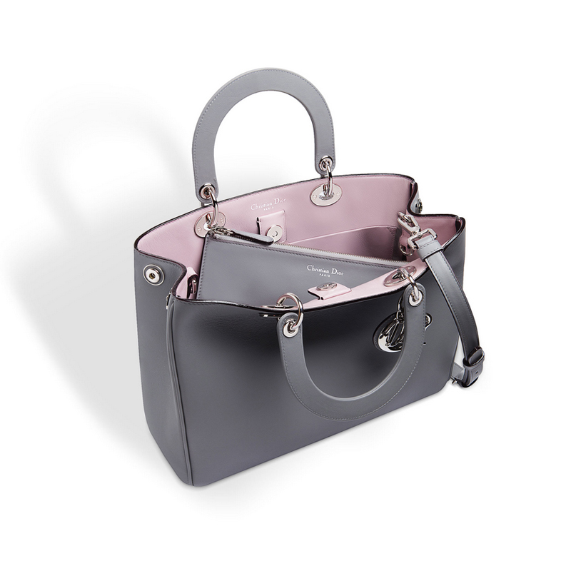 Diorissimo bag in Dior grey smooth calfskin