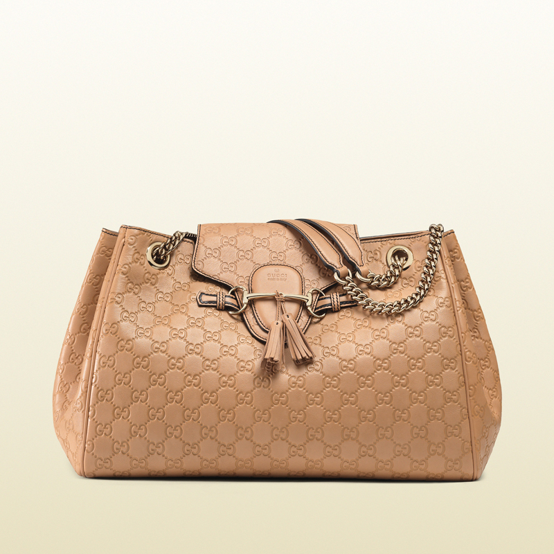 Emily guccissima leather shoulder bag