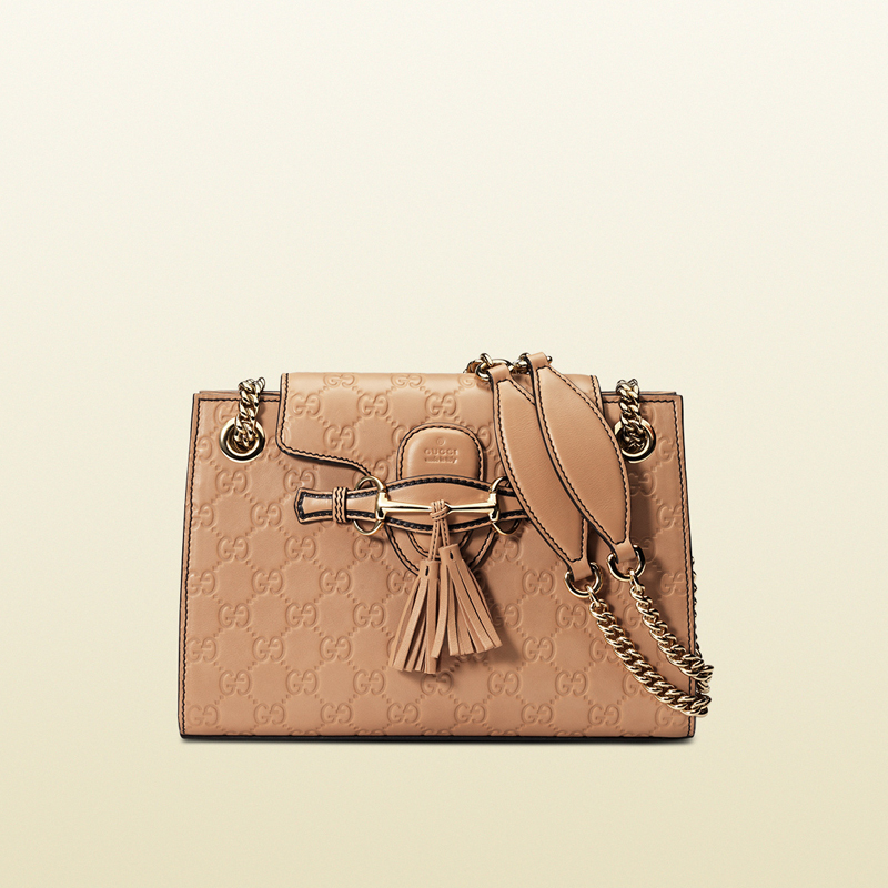 Emily guccissima leather shoulder bag