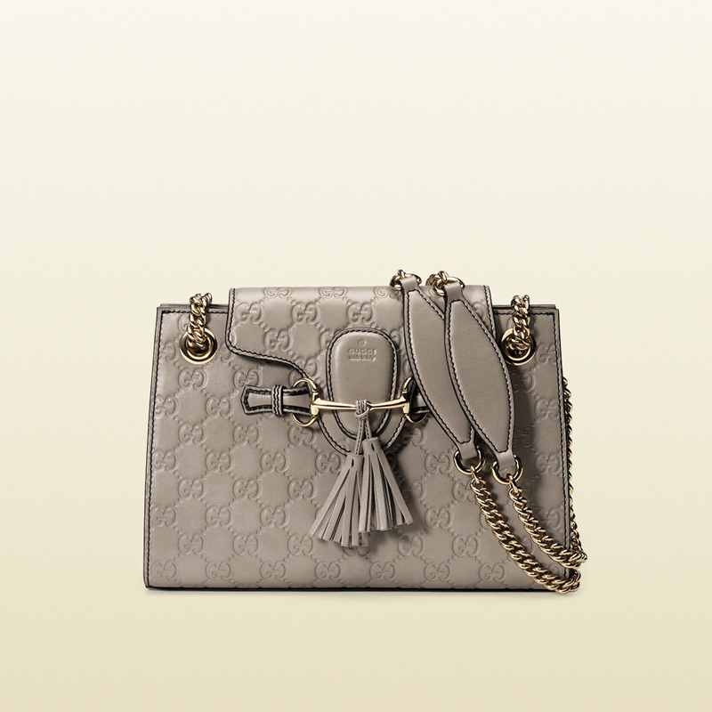 Emily guccissima leather shoulder bag