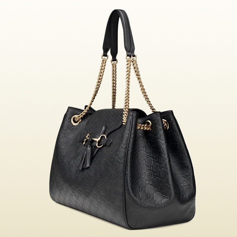 Emily guccissima leather shoulder bag