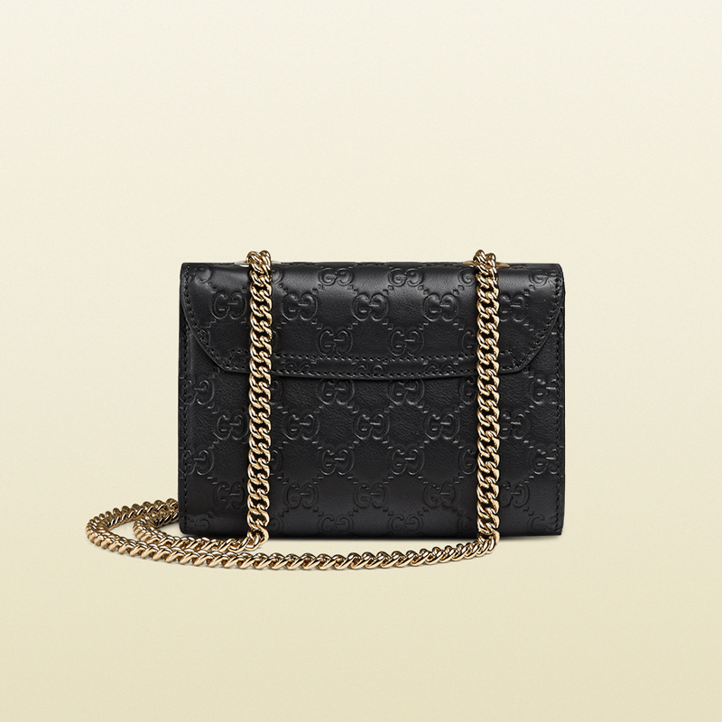 Emily mini guccissima leather shoulder bag