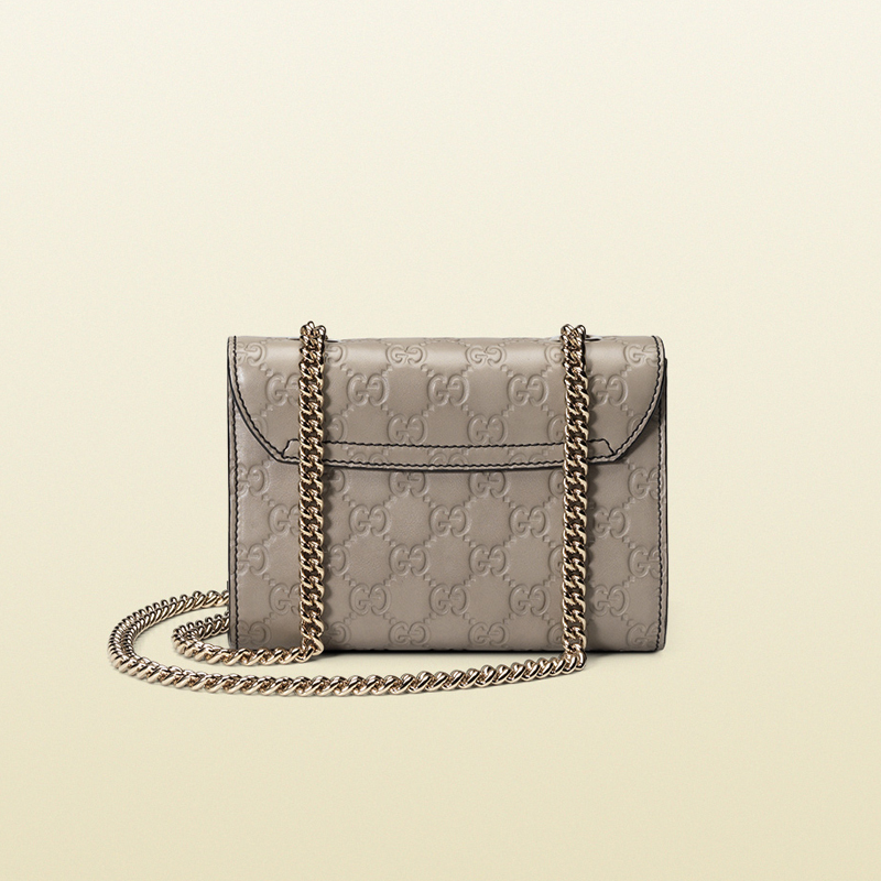 Emily mini guccissima leather shoulder bag