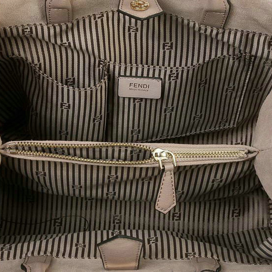 Fendi 2Jours Medium Tote Bag Original Leather 2552M Grey