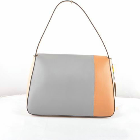 Fendi Multicolour Baguette Shoudler Bag 8BR600 Grey