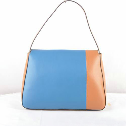 Fendi Multicolour Baguette Shoudler Bag 8BR600 SkyBlue