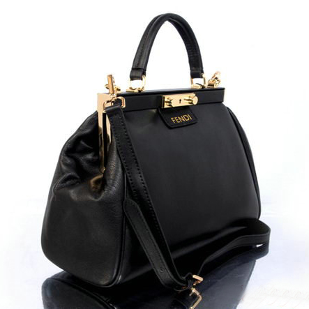 Fendi Spring Summer 2013 Shopping Bag F002 Black