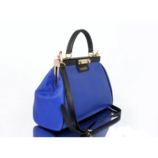 Fendi Spring Summer 2013 Shopping Bag F002 Blue