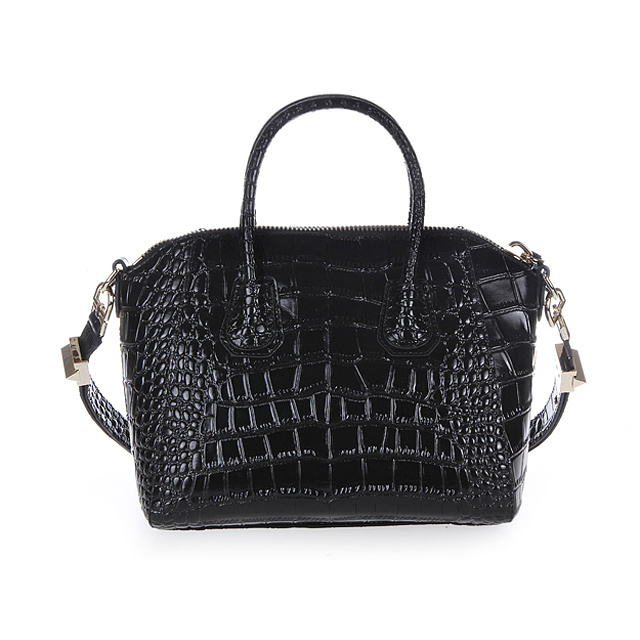 Givenchy Antigona Bag Big Crocodile Leather 9981 Black