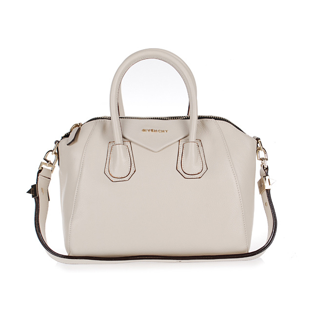 Givenchy Antigona Bag Clemence Leather 9981 Off-White