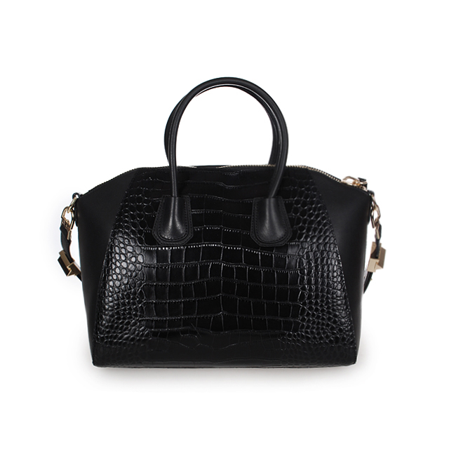 Givenchy Antigona Bag Crocodile Leather 9981 Black