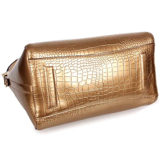 Givenchy Antigona Bag Crocodile Leather 9981 Gold