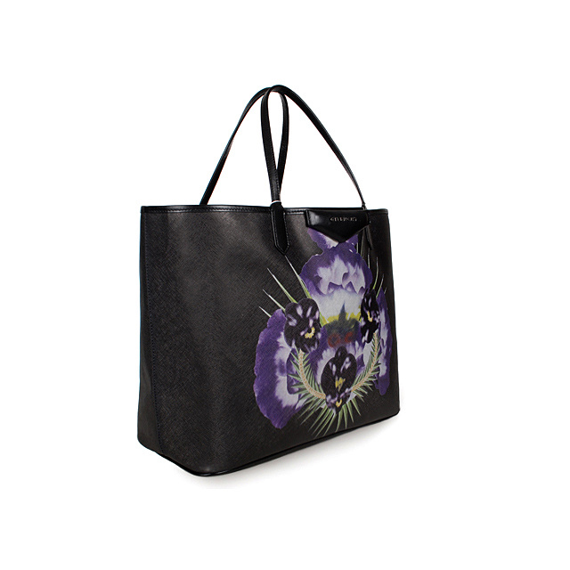 Givenchy Antigona Print Large Shopper Bag 8249 Black&Violet