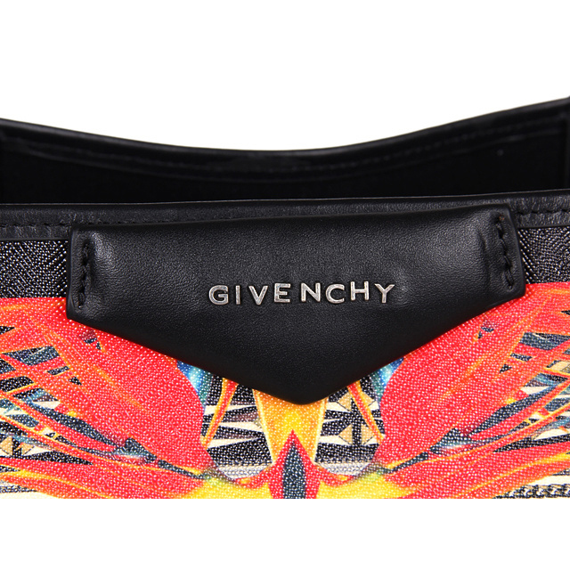 Givenchy Large Antigona Shopping Bag Printed Phoenix PVC Black