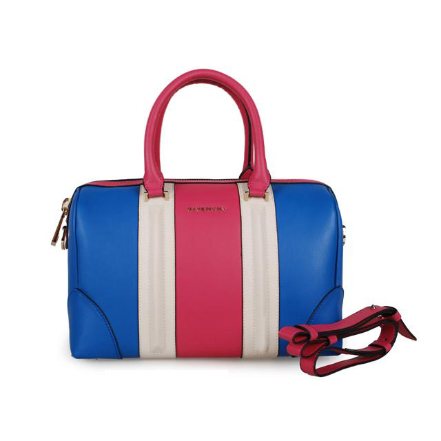 Givenchy Lucrezia Duffel Bag 6233 in Rose with white with Royal blue