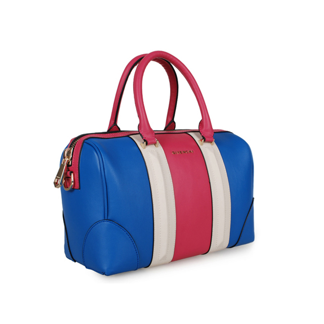 Givenchy Lucrezia Duffel Bag 6233 in Rose with white with Royal blue