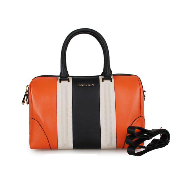 Givenchy Lucrezia Duffel Bag 6233 in with Black with white with Orange