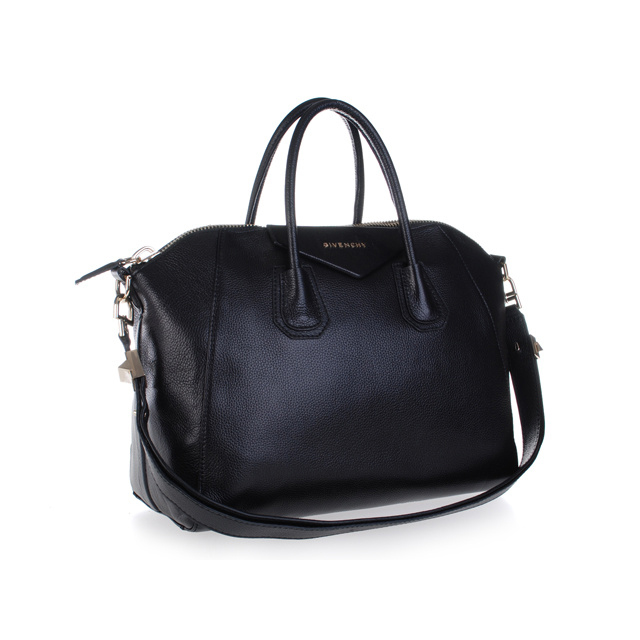 Givenchy Small Antigona Bag Lichee Pattern Leather 9981 Black