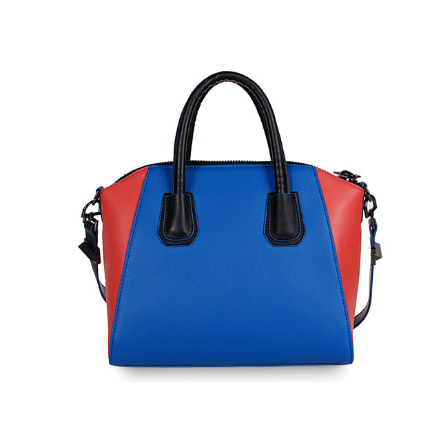 Givenchy Small Antigona Bag Smooth Leather 6362 Blue&Red&White