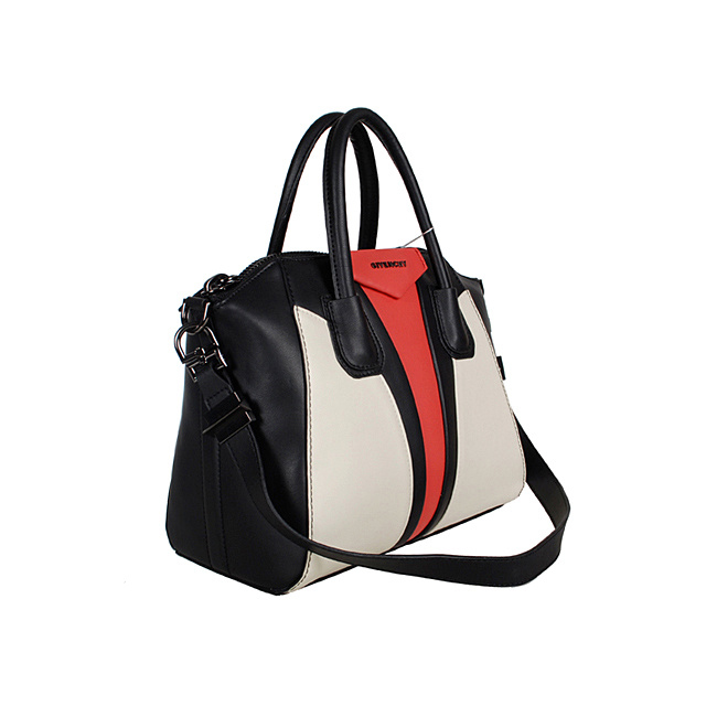 Givenchy Small Antigona Bag Smooth Leather 6362 White&Black&Red