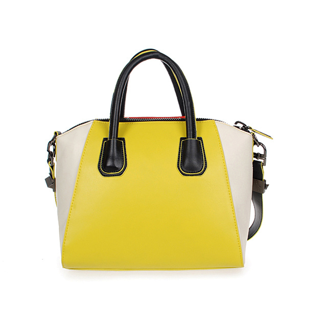 Givenchy Small Antigona Bag Smooth Leather 6362 Yellow&White&Red