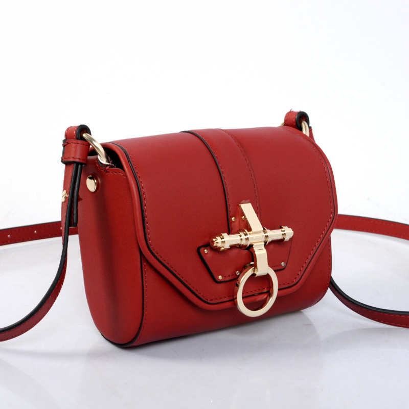 Givenchy Spring Sunmmer 2013 Gold-Trimmed Obsedia Shoulder Bag 3C1108 in Dark Red