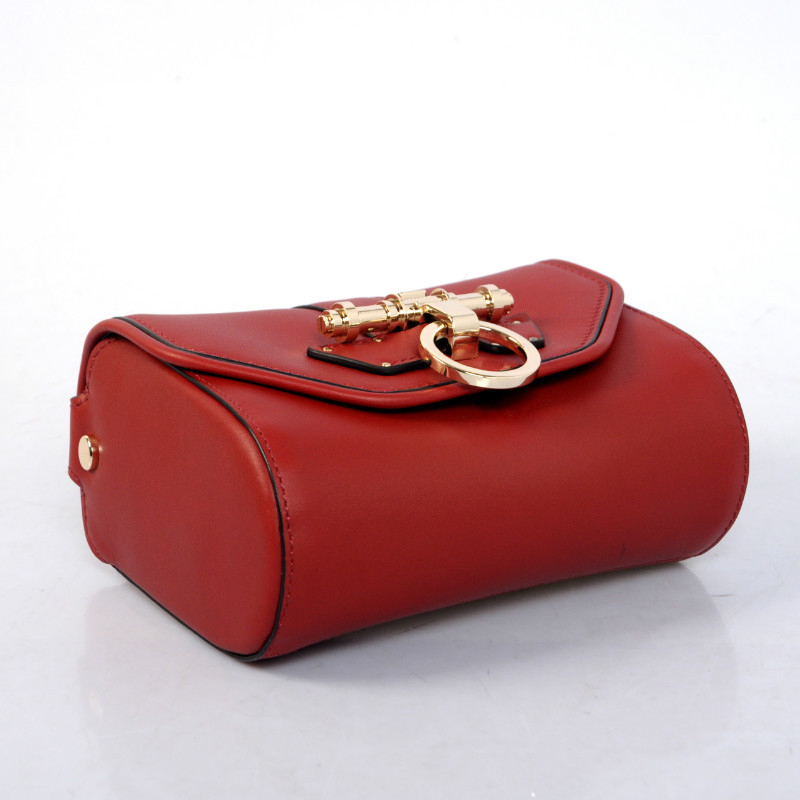 Givenchy Spring Sunmmer 2013 Gold-Trimmed Obsedia Shoulder Bag 3C1108 in Dark Red