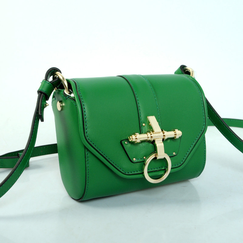 Givenchy Spring Sunmmer 2013 Gold-Trimmed Obsedia Shoulder Bag 3C1108 in Green