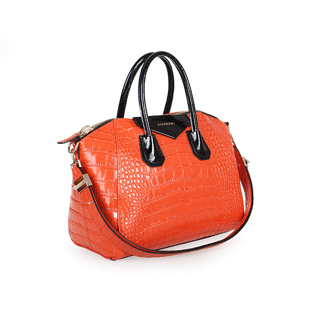 Givenchy handbags crocodile 9981 Orange