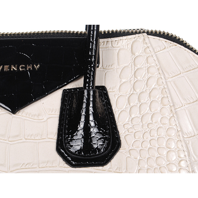 Givenchy handbags crocodile 9981 pink and black