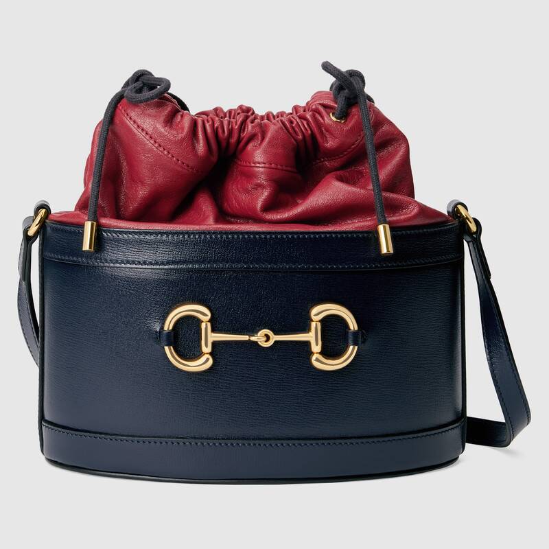 Gucci 1955 Horsebit bucket bag 602118 1DBLG 8495