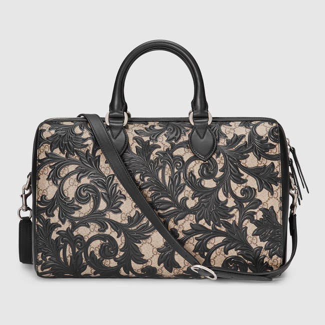 Gucci Arabesque GG Supreme top handle bag 409527 KLQPN 9769