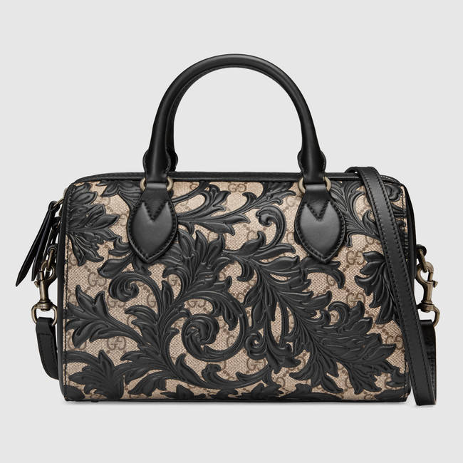 Gucci Arabesque GG Supreme top handle bag 409529 KLQPN 9769