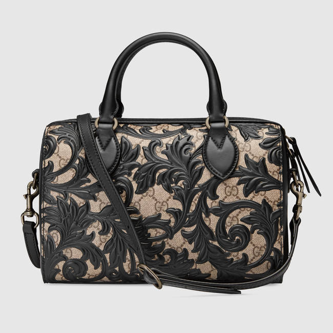 Gucci Arabesque GG Supreme top handle bag 409529 KLQPN 9769