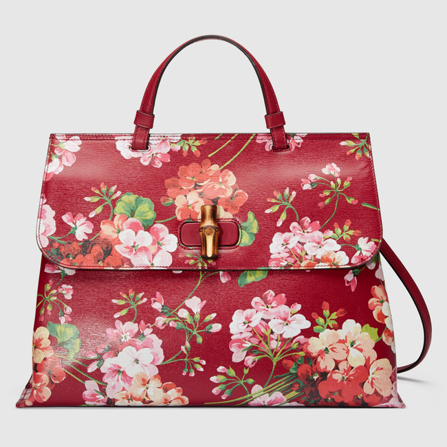 Gucci Bamboo Daily Blooms top handle bag 370830 CWB1N 6469