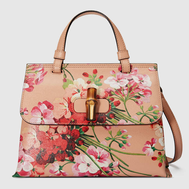 Gucci Bamboo Daily Blooms top handle bag 370831 CWB1N 5770