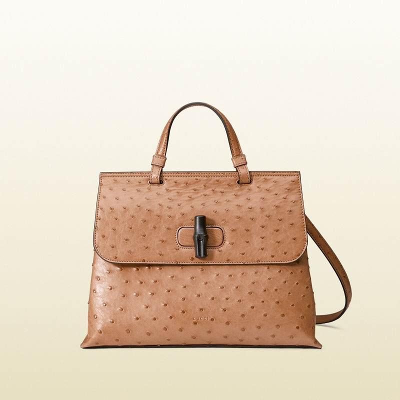 Gucci Bamboo daily leather top handle bag