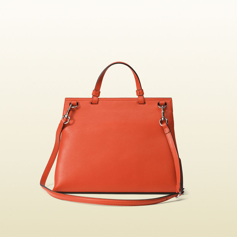 Gucci Bamboo daily leather top handle bag