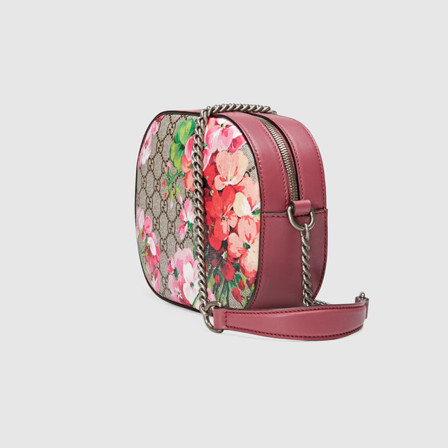 Gucci Blooms GG Supreme mini chain bag 409535 KU2IN 8693