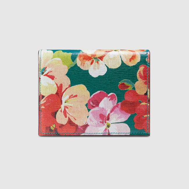 Gucci Blooms leather card case 410120 CWB1N 3163