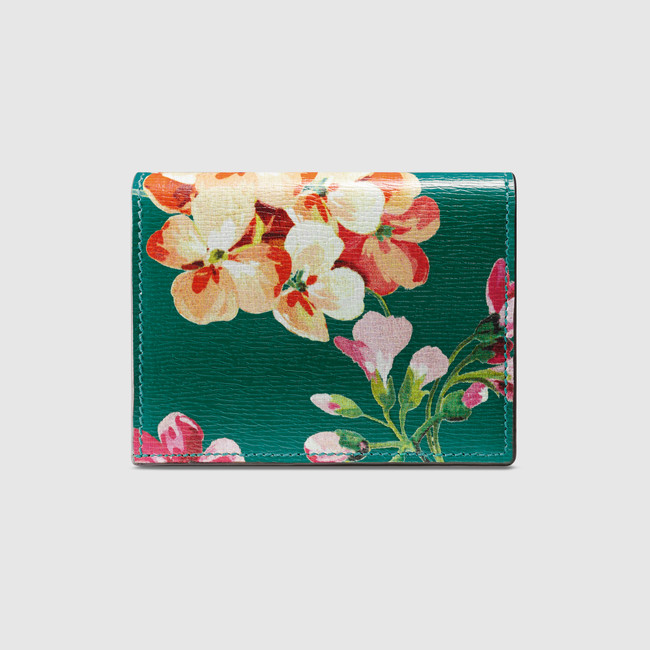 Gucci Blooms leather card case 410120 CWB1N 3163